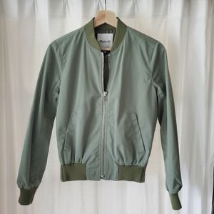 Madewell Green Bomber Jacket Size XXS